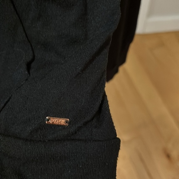 Victoria secret PINK black zip up - Picture 3 of 3